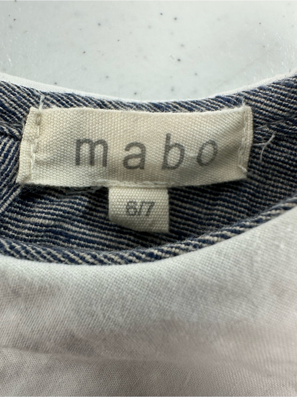 Mabo Linen Cotton Peter Pan Collar Dress Minimalist Prairie Heirloom Cottage 6/7 - Picture 3 of 8